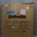 Babelio Baby Gate for Stairs, Kitchen & Doorways, No Bottom Bar| One-Handed Operation| Auto-Close| Hardware Mount (Drill Needed) Safety Dog/Pet Gate (Black - B17, 26-43" W, 28" H)