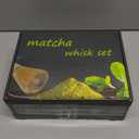 Taruzil Matcha Whisk Set with Matcha Bowl, Matcha Bamboo Whisk, Scoop, Sifter, Matcha Whisk Holder Unique Gifts for Women Mom Her Girl Friend Home Kitchen Decor Gifts for Christmas, Birthday