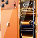 TAURI for iPhone 17 Pro Max Case, Full Camera Protection with Screen Protector, Anti-Yellowing Military-Grade Protection Shockproof Slim Phone Case for iPhone 17 Pro Max Phone Case, Clear
