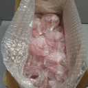 Ciaell 12 Pack Pink Plastic Wine Glasses - 10 Oz Disposable Wine Glasses with Stem for Parties & Weddings & Poolside & Outdoors & Camping & Mother's Day