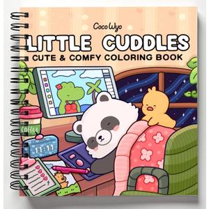 Little Cuddles: Coloring Book for Adults and Teens Featuring Cute Animal Friends for Relaxation