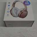 iLive Electronics Active Noise Cancellation Bluetooth Headphones, Adjustable Headband, Includes 3.5mm Audio Cable, Rose Gold (IAHN40RGD)
