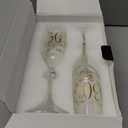 Hexagram 30th Wedding Anniversary Champagne Flutes Gifts, 30th Anniversary Couples Gifts, Anniversary's Wedding Gift for Husband Wife, 30 Year Anniversary's Decorations Champagne Glasses Set of 2