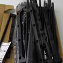 Calmootey 6-Tier Shoe Rack, Tall Large Capacity 30 Pairs Shoes Storage Organizer, Stackable Wide Shoe Shelf for Entryway, Hallway, Black