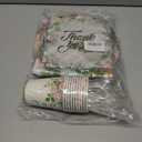 81-Piece Floral & Sunflower Disposable Party Supplies Set - All-in-One Thank You Tableware for Baby Shower, Birthday & Bridal Shower