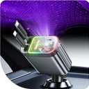 Starlight Retractable Car Charger Adapter for iPhone 17,4 in 1 Fast Charging Car Phone Charger,69W USB C Car Truck Accessories,Road Trip Essentials Gift for Men Women for iPhone 17/16/15/14/13,Galaxy