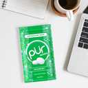 PUR Mints | Aspartame Free Breath Mints | Made with Xylitol | Sugar Free, Vegan, Gluten Free | Natural Spearmint Flavor | 65 Pieces in Re-Sealable pouch (Pack of 1) (EXP 03/22/28)