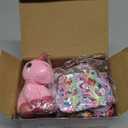 18 Inch Doll Suitcase Travel Luggage Play Accessories, Doll Clothes Accessories Carrier Storage Set, Case, Hat, Sunglasses, Camera, Pillow, Toy Pet