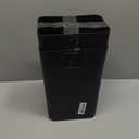 TIPGO Bathroom Can with Lid, 10 Liter/ 2.6 Gallon Slim Garbage Can, Small Bin Waste Basket with Pop-Up Lid for Kitchen, Bedroom, Living Room, Office (2 Pack, Black)