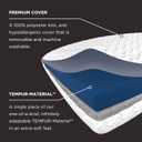 Tempur-Pedic TEMPUR-Cloud Pillow for Sleeping, Standard, White