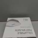 Collapsible Foot Spa Bath with Heat and Massage Rollers, Bubble, Foot Pedicure Kit, Temperature Control, Red Light, Pedicure Foot Spa, Foot Bath