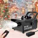 Snow Machine, 1200W Wireless Remote Control Snow Maker Machine for Outdoors Portable Premium Artificial Snowflake Machines Indoor for Christmas Holidays Parties Birthday Wedding Stage Effect B01