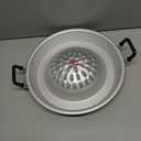 Mookata Thai Korean BBQ Smoke Steak Grill Charcoal Pan Pork Hot Pot Aluminium Asian Cookware Style 12" 14" 16" (12 inch (30 cm))