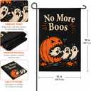 3 x Halloween Party Decorations - Ghost Pumpkin Halloween Garden Flag | Double Sided Halloween Backdrop Banner - Halloween Party Favors Supplies Decor for Garden Yard Porch Patio Lawn Outdoor Outside