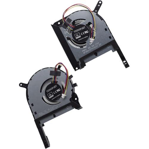 YesNOPart CPU GPU Graphics Cooling Fan Replacement for ASUS FX506 FX505 FA506 FX706 FX705 FX566 FA706 FX506LH-AS51 FX505DT-AH51