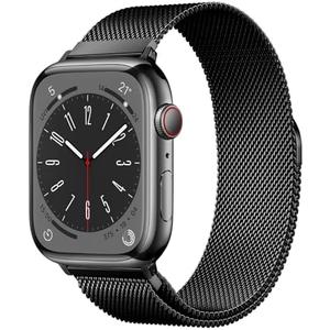Original Milanese Loop Band Compatible with Apple Watch 38mm 40mm 41mm 42mm 44mm 45mm 46mm 49mm - Women & Men Magnetic Closure Adjustable Metal Strap for iWatch Series 10 9 8 7 6 5 4 3 2 1,Ultra,SE
