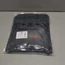 Mens Hat and Gloves Set, Warm Beanie Knit Long Scarf Fleece Lined Winter Hats Touchscreen Gloves for Men (Style A-grey Black)