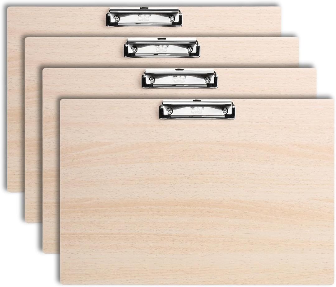 Mr. Pen- Extra Large Clipboard, 11.5x17 Inches, 4 Pack, Horizontal Wooden Clipboard