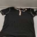 LOGEEYAR Men's Henley Shirts Short Sleeve Basic Casual Shirt Lightweight Button T-Shirts Small, Black 