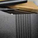 Night Stand Modern End Table with Storage Drawer and Open Shelf, Small Bedside Stand, Wooden Sofa Side Table for Bedroom,Study Room and Small Spaces (Black)