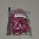 DEYHU for iPhone 14 Case with Card Holder and Strap for Women, Crossbody Lanyard, Make Up Mirror, Ring Stand, Snap Clasp, Cute Phone Wallet Cases 6.1 inch - Rose Red