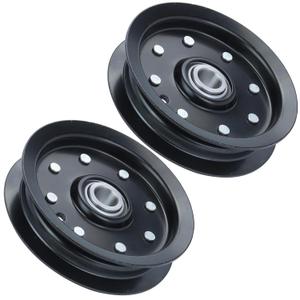 2 Pack 30224 Flat Idler Pulley Replaces Dixie Chopper 30224 Pulley, 30224 Idler Pulley, Rotary 9891 for Dixie Chopper X2400, LX200, LT2700, 42", 50", 60" and 73" Decks