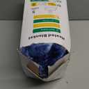 Electric Heated Blanket Throw 50''x60''Size Faux Fur Heating Blanket 10 Heating Settings, 1-8h Timer & Overheat Protection, Machine Washable, Soft Flannel and Sherpa Full Body Warmth (Blue)