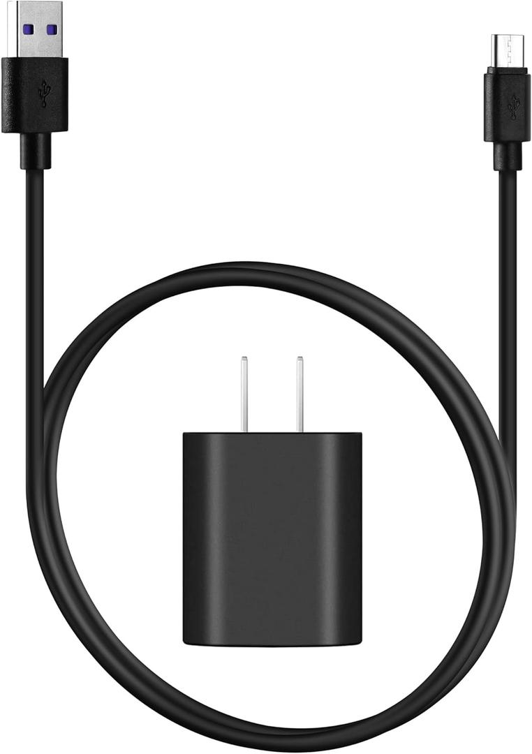 USB Wall Adapter Charging Cord Compatible with Streamlight,Cinlinso,Hoxida,WUBEN,AlpsWolf,BERCOL,NEBO,Lylting,Anker LC40 LC90 Rechargeable LED Flashlight Charger Cable