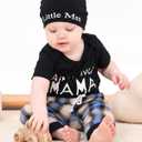 Renotemy Newborn Infant Baby Boy Clothes Outfits New to The Crew Outfits Long Pants Toddler Baby Boy Clothes Set