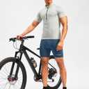 Men's 4D Padded Bike Shorts Cycling Underwear Biking Bicycle Padding Shorts for Men Side Pockets, Medium