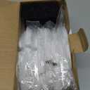 12 Pack Cat Water Fountain Filter, 8 Pcs Cat Fountain Filters Replacement Dia is 5" & 4 Pcs Pre-Filter Sponges for 81oz / 2.4L Round Automatic Pet Water Fountain Dog Dispenser, 3-Filtration System