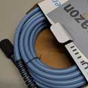 LULUW 25FT 1/4-inch High Pressure Washer Hose,3600PSI M22 14mm Replacement Power Washer Hose for Most Brands, Blue