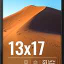 LaVie Home 13x17 Picture Frame for Wall Display, 13x17 Black Picture Frame with HD Plexiglas, 13 x 17 Poster Frame 1 Pack, Display Frame for Vertical or Horizontal, Classic Collection