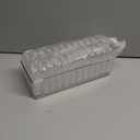 Acrylic jewelry box, crystal storage box, crystal bracelet transparent desktop storage box, portable jewelry box, a long box (9*3.5*2.4 inches) and 12 small boxes (3.4*3.4*0.6 inches).