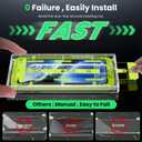 WSKEN for Samsung Galaxy S25 Edge Screen Protector - [Fingerprint Unlock Support] Case Friendly Auto Dust Removal Shatterproof Bubble Free HD Tempered Glass Film for Galaxy S25 Edge,2 PCS (Clarity)