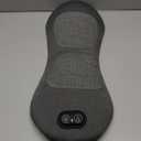 3 in 1 Smooth Spine Triple Fusion Back Massager Heated & Vibration &Traction Back Massager for Pain Relief Deep Tissue,Relaxation Lumbar Pillow for Office Home Use