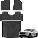 Floor Mats for 2025 Nissan Murano Upgrade Trunk Mat All Weather Floor Liners TPE Rubber Cargo Liner Fit for Nissan Murano 2025 Anti-Slip Full Set Automobile Mats Accessories