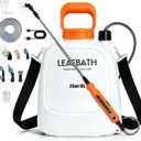 2 Gallon Battery Powered Backpack Sprayer - Rechargeable Electric Garden Sprayer, Comes with an Extra 10FT Hose, 2 Speed Modes, 6 Nozzles, Telescopic Wand, Backpack & Shoulder Sprayer for Lawn Yard