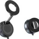 Vacuum Magnetic Suction Phone Holder, Foldable and Retractable Hands-Free Suction Cup Phone Mount for Car/Gym/Mirror/Smooth Surface, Compatible with iPhone and Android (Space Grey)