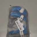 QUMY Dog Shoes for Small Dogs, Puppy Dog Boots & Paw Protectors for Winter Snow Day, Summer Hot Pavement, Waterproof in Rain Weather, Ourdoor Hiking, Indoor Hardfloor Skid-Resistant Sole Blue Size 5