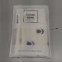 Crumbs Home Coastal Linen Indoor Outdoor Lumbar Pillow Cover Only, 12"x20" Water Repellent for Patio, Backyard, Couch, Neutral Dark Navy Floral