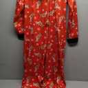 Adisputent Christmas Pajamas for Family Matching Cute Long Sleeve Couples Soft Sleepwear Funny Christmas Pjs Sets Red Reindeer + Reindeer Mom, M