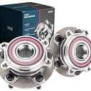 KAX 513347 Pair Front Wheel Bearing and Hub Assembly fit for 2013-2022 Mazda CX-5,for 2014-2019 Mazda 6,5 Lugs