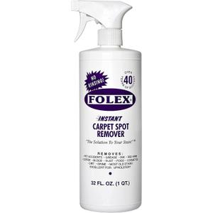 FOLEX Instant Carpet Spot Remover Carpet Cleaner - 32 oz - Removes Pet Accidents, Grease, Red Wine and More