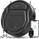 Lefant Robot Vacuum Cleaner M210 Pro,Slim,Quiet,2200Pa Suction,120 Min Self-Charging Robotic Vacuums, Freemove 3.0,WiFi/APP/Alexa,6 Cleaning Modes Ideal for Hard Floors Pet Hair Low Carpet,Black