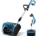 Cordless Snow Shovel for 18V Battery (NOT Included), 12" Width, 8.6" Depth Electric Snow Blower, 23FT Throw Distance Snow Removal Shovel with Directional Plate for Driveway, Patio, Deck