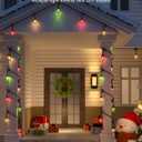 XMCOSY+ Outdoor String Lights Smart, 49Ft RGBCWIC Patio Lights Waterproof, App Control, Compatible with Alexa, Color Changing LED String Light for Outside Yard Garden Porch