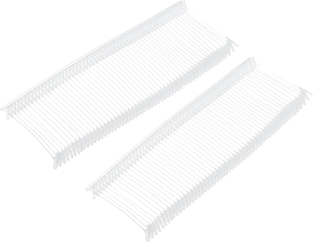 MECCANIXITY Standard Tagging Fasteners,Plastic Regular,Standard Label Gun Price Tagging Barbs for Garment Price Tag Label Tagging Barbs 30mm/1.18 Inch,Pack of 1000 Transparent