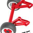 Aluminum Wheelie Bar Set Upgrades Part for 1/8 Kraton 6S V6,Alloy Wheelie Bar Hops Up Upgrades Part,Red