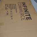 IMPRESA Clear Tempered Glass Desk Mat - 19 x 24 in, Clear - Table Protector & Desktop Mat for Office Accessories with Dry-Erase Surface & Preinstalled Rubber Feet